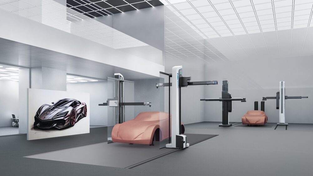 Layout of Milling Machine in a Car Studio